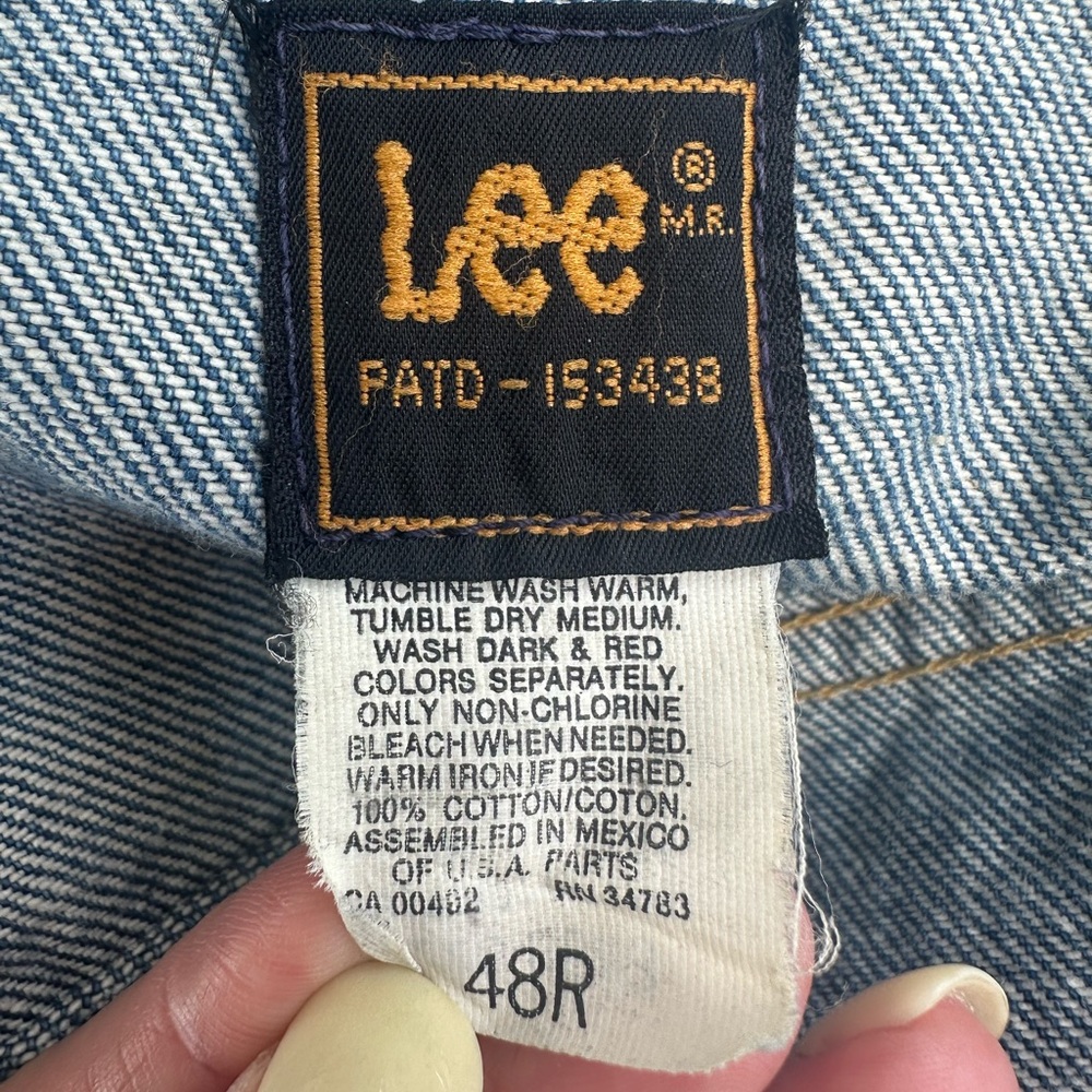 1970’s Lee Riders denim Jean jacket. Truckers jacket. PATD 153438. Vintage denim - Picture 7 of 7
